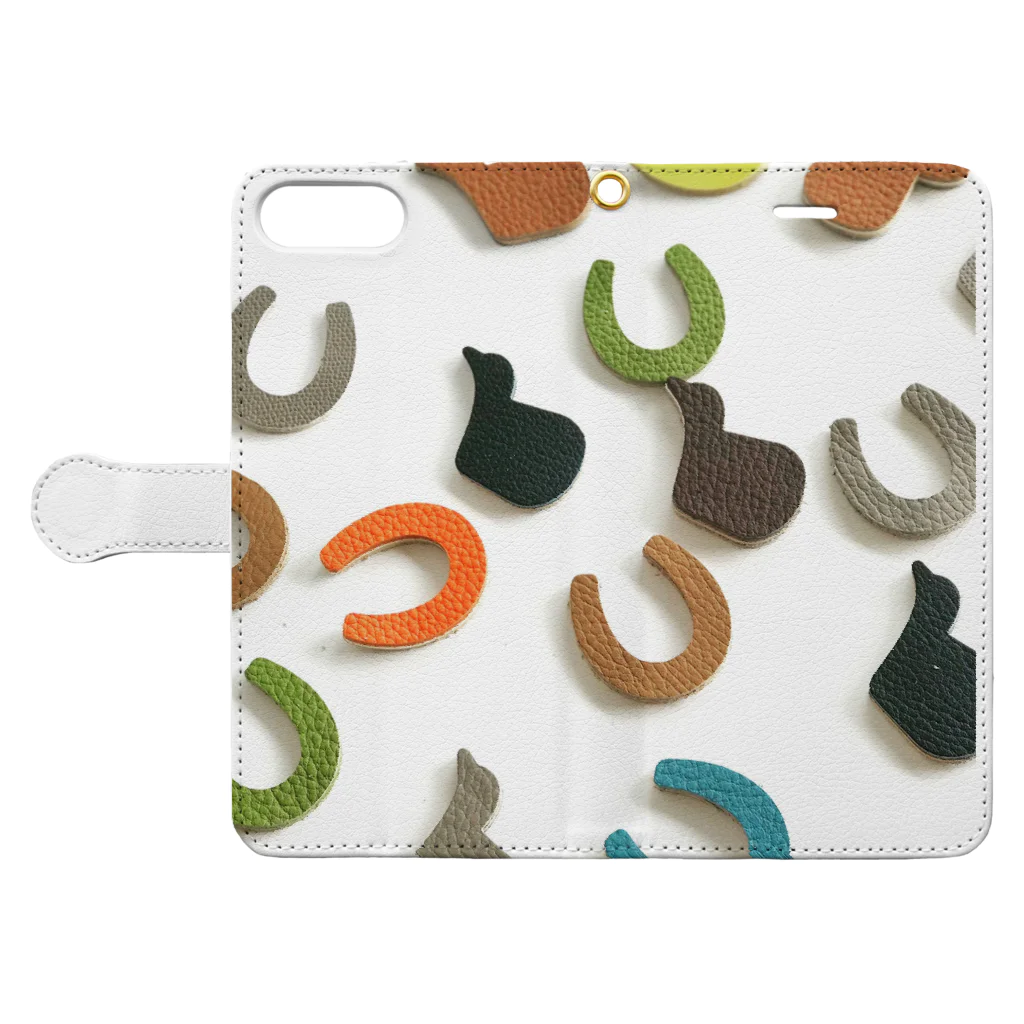 dressage ribbonのdressage ribbon images Book-Style Smartphone Case:Opened (outside)