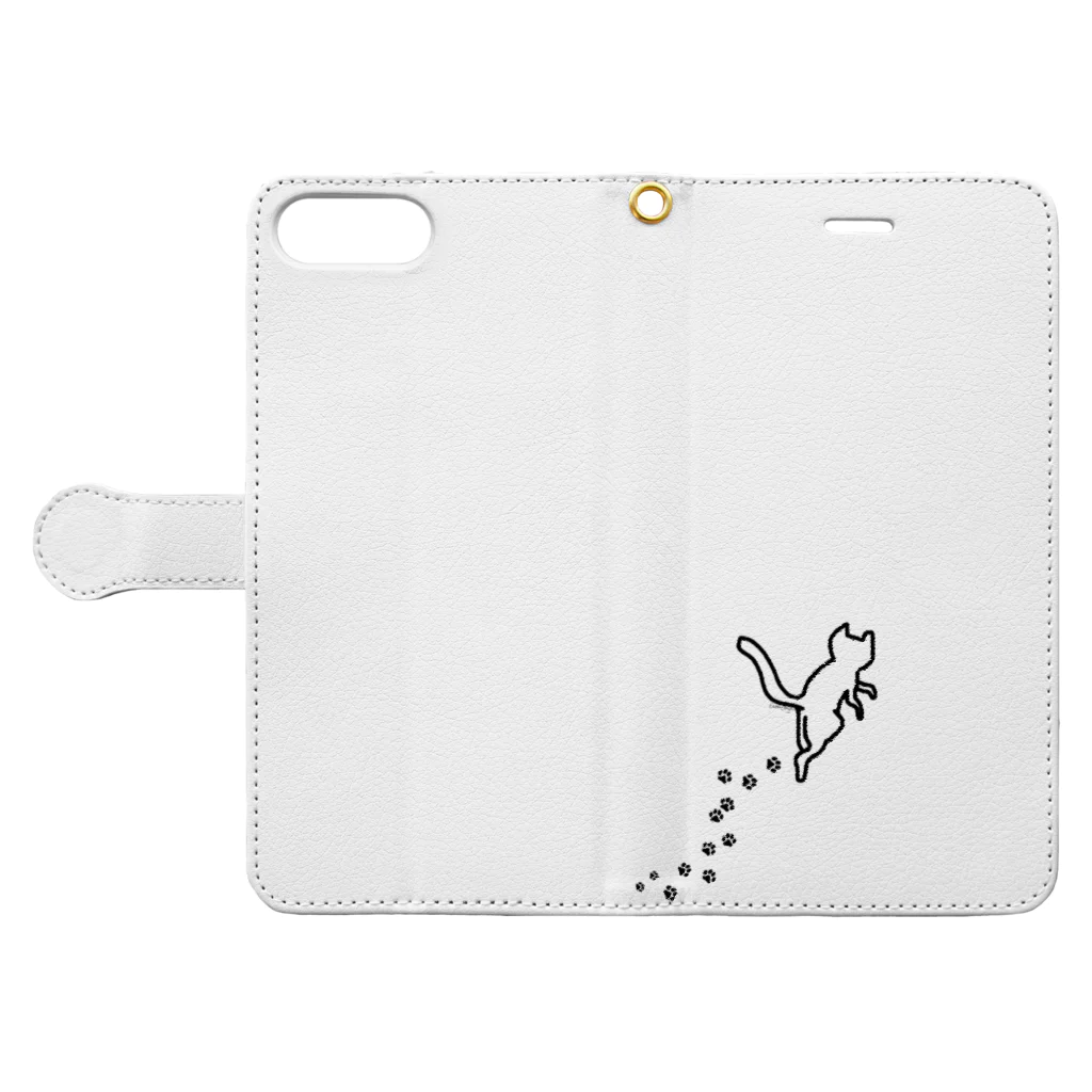 WataMayuroom☆の通りまーす！ Book-Style Smartphone Case:Opened (outside)