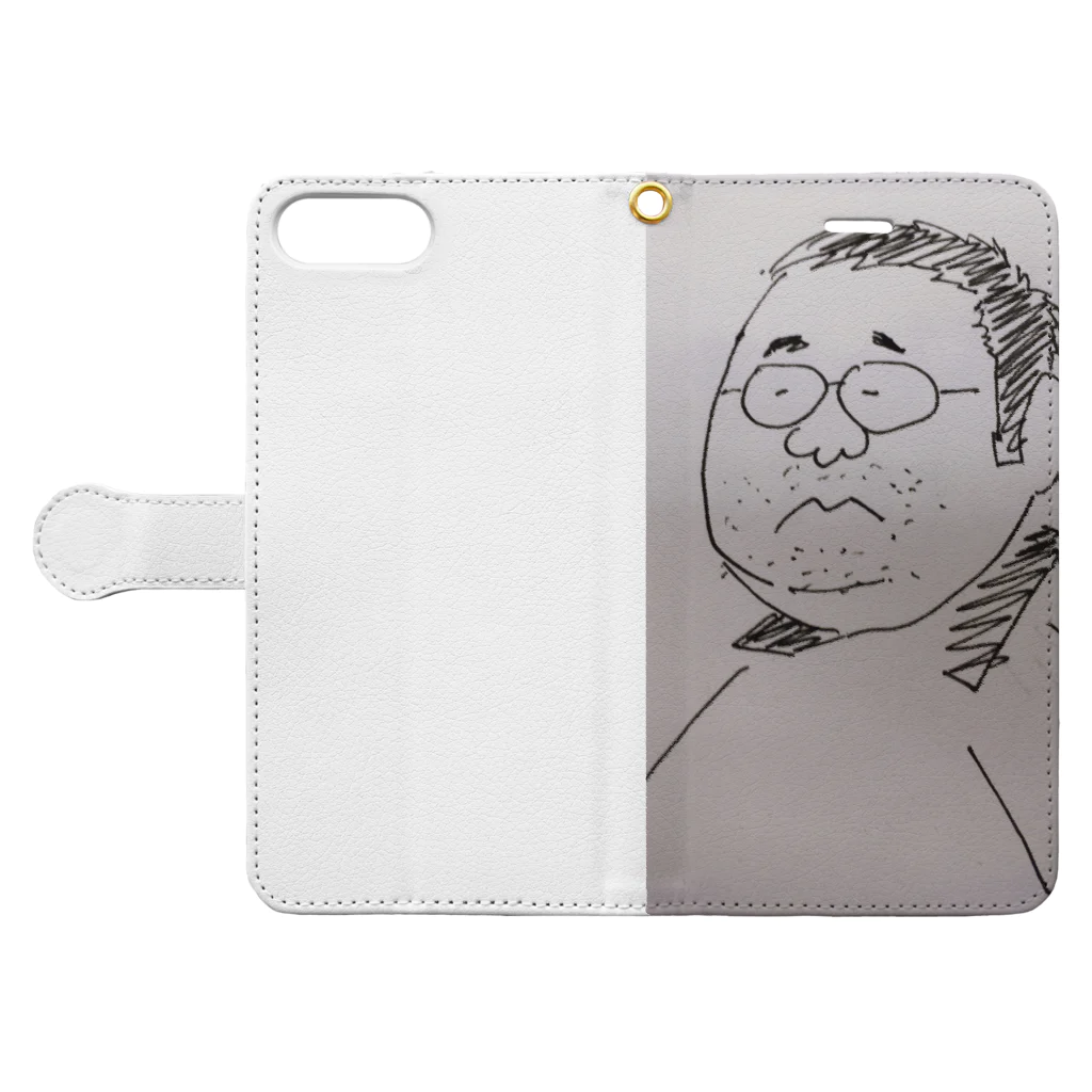 shima55の野中くん Book-Style Smartphone Case:Opened (outside)