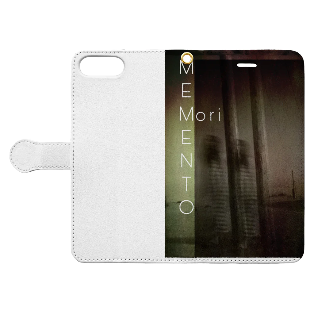 Memento MoriのMemento Mori dark side Book-Style Smartphone Case:Opened (outside)