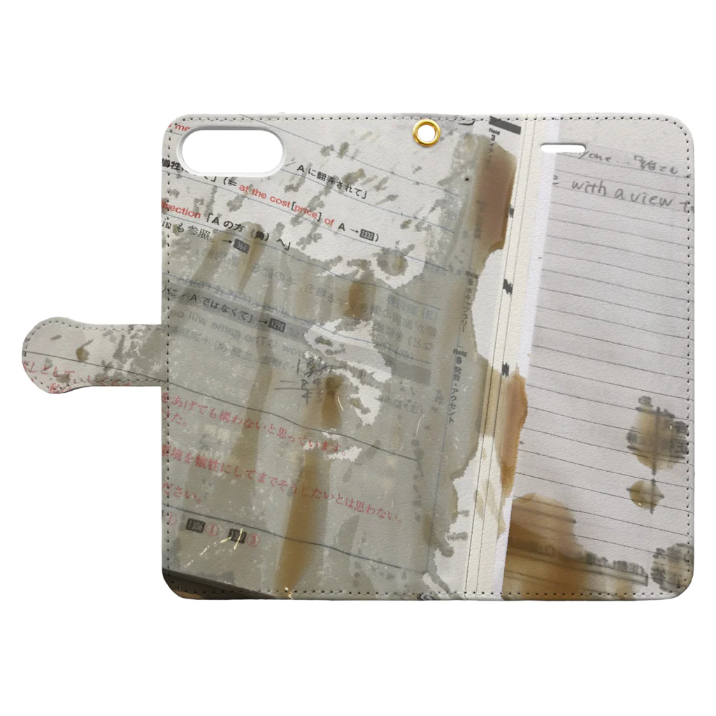 許嫁のうんち Book-Style Smartphone Case:Opened (outside)