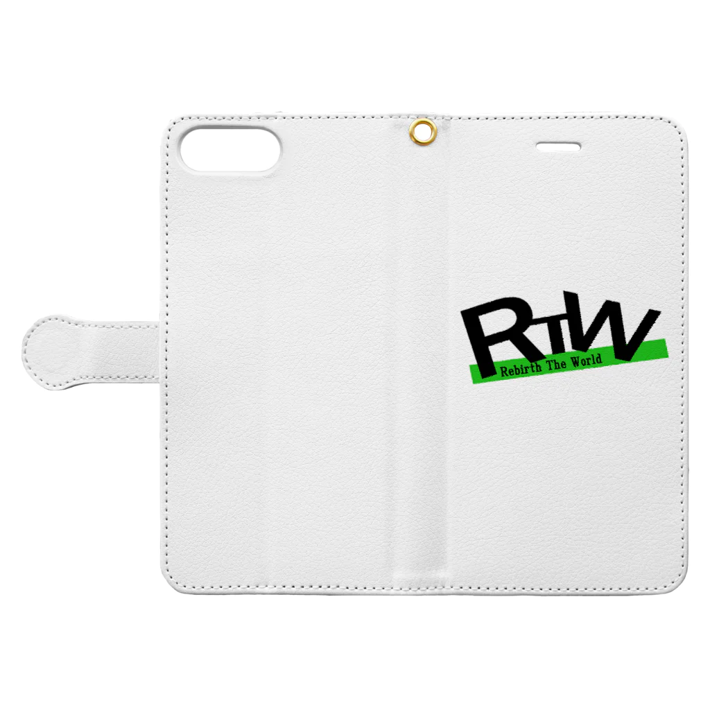 Rebirth The shopのリバース ザ スマフォ Book-Style Smartphone Case:Opened (outside)