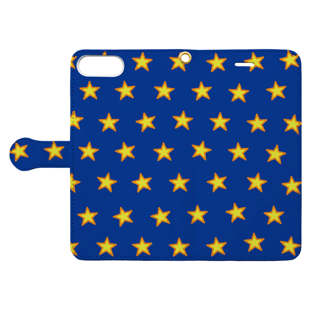 AROMA☆LOVELYの☆STAR☆ Book-Style Smartphone Case:Opened (outside)