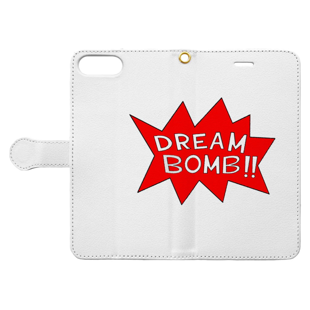 ヒラエイのDREAM BOMB!! ユメノバクダン Book-Style Smartphone Case:Opened (outside)