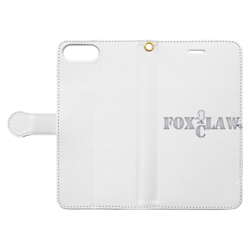 zero01のFoxclaw Goods Book-Style Smartphone Case:Opened (outside)