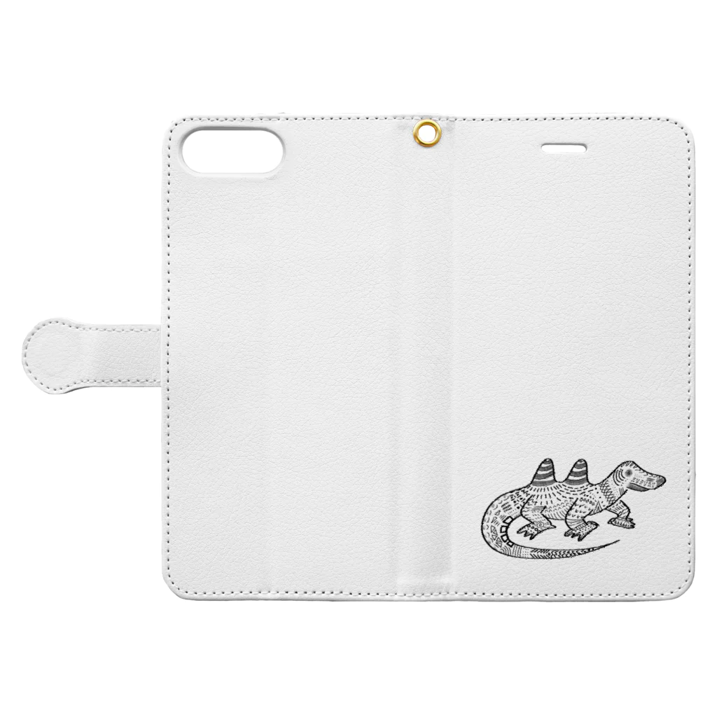 19mile_のふたこぶさん Book-Style Smartphone Case:Opened (outside)