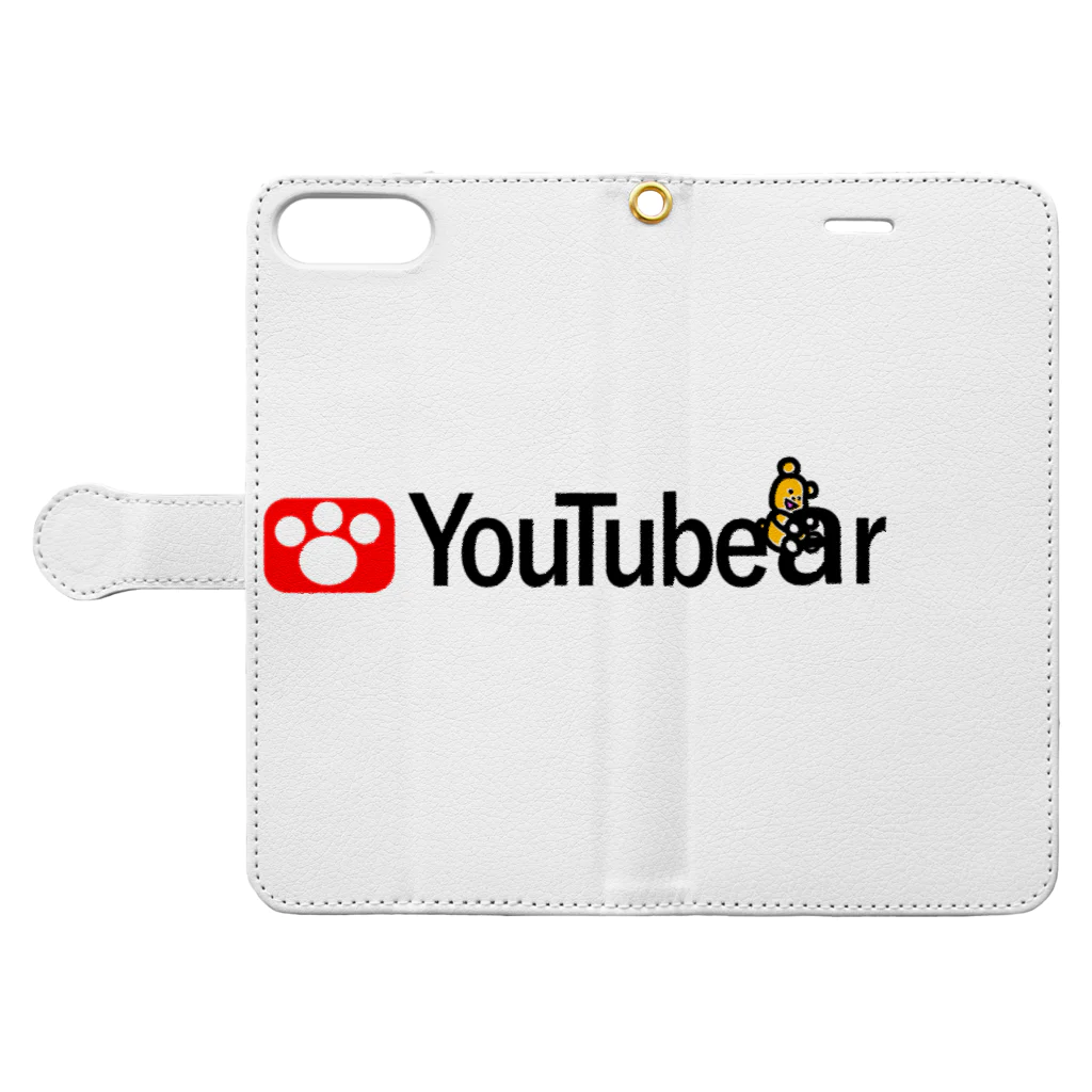 オリジナルデザインTシャツ　SMOKIN'のYouTubear Book-Style Smartphone Case:Opened (outside)