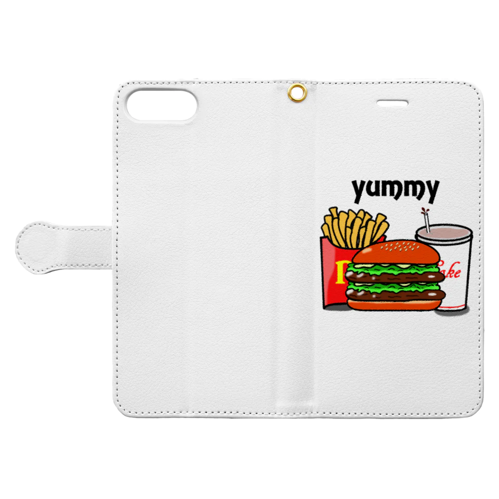 DESIGN SHOPのyummy Book-Style Smartphone Case:Opened (outside)