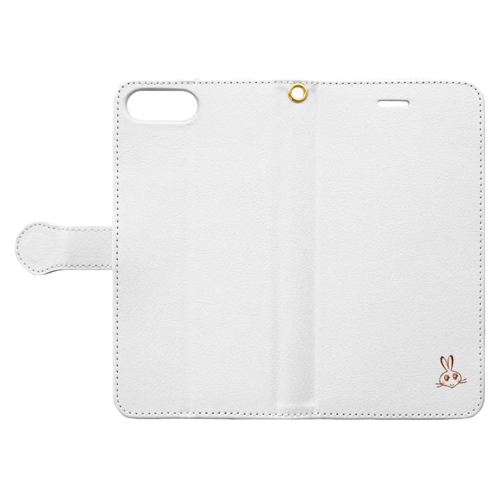 *InanakI*のラビットちゃん Book-Style Smartphone Case:Opened (outside)