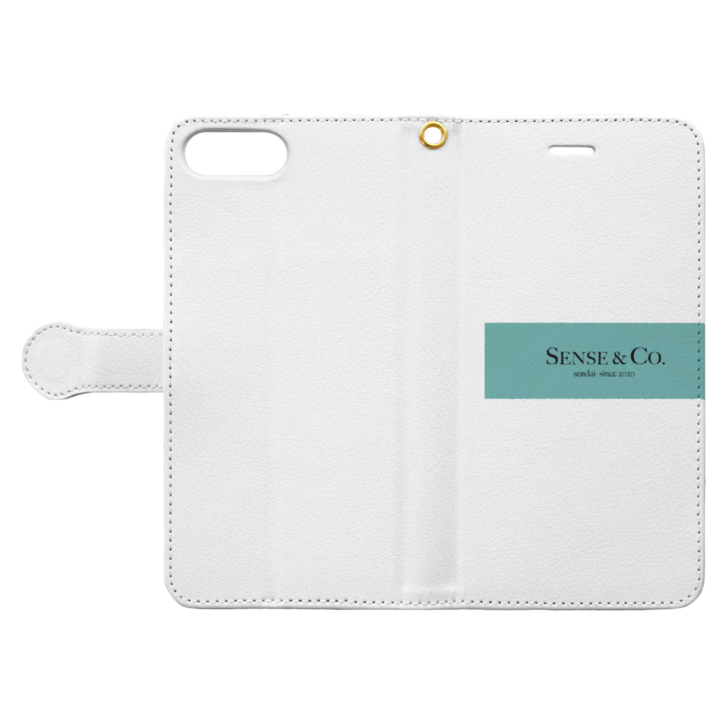 sensesendaiのSENSE&Co. Book-Style Smartphone Case:Opened (outside)