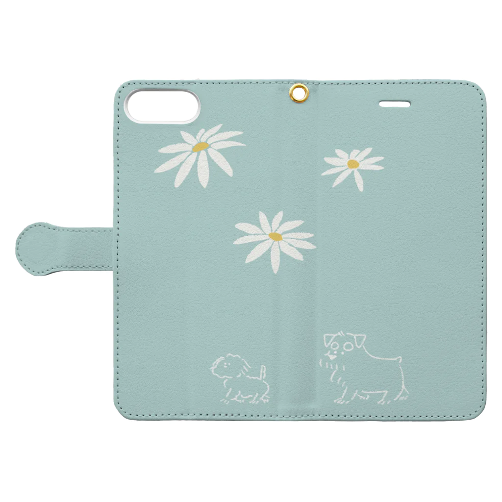 ととめめ/ totomemeの5月20日シャスタデイジー Book-Style Smartphone Case:Opened (outside)