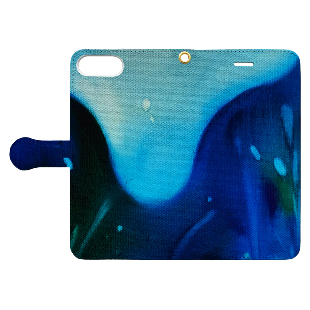 Yoshiki house 岡村芳樹のサマーサイダー Book-Style Smartphone Case:Opened (outside)