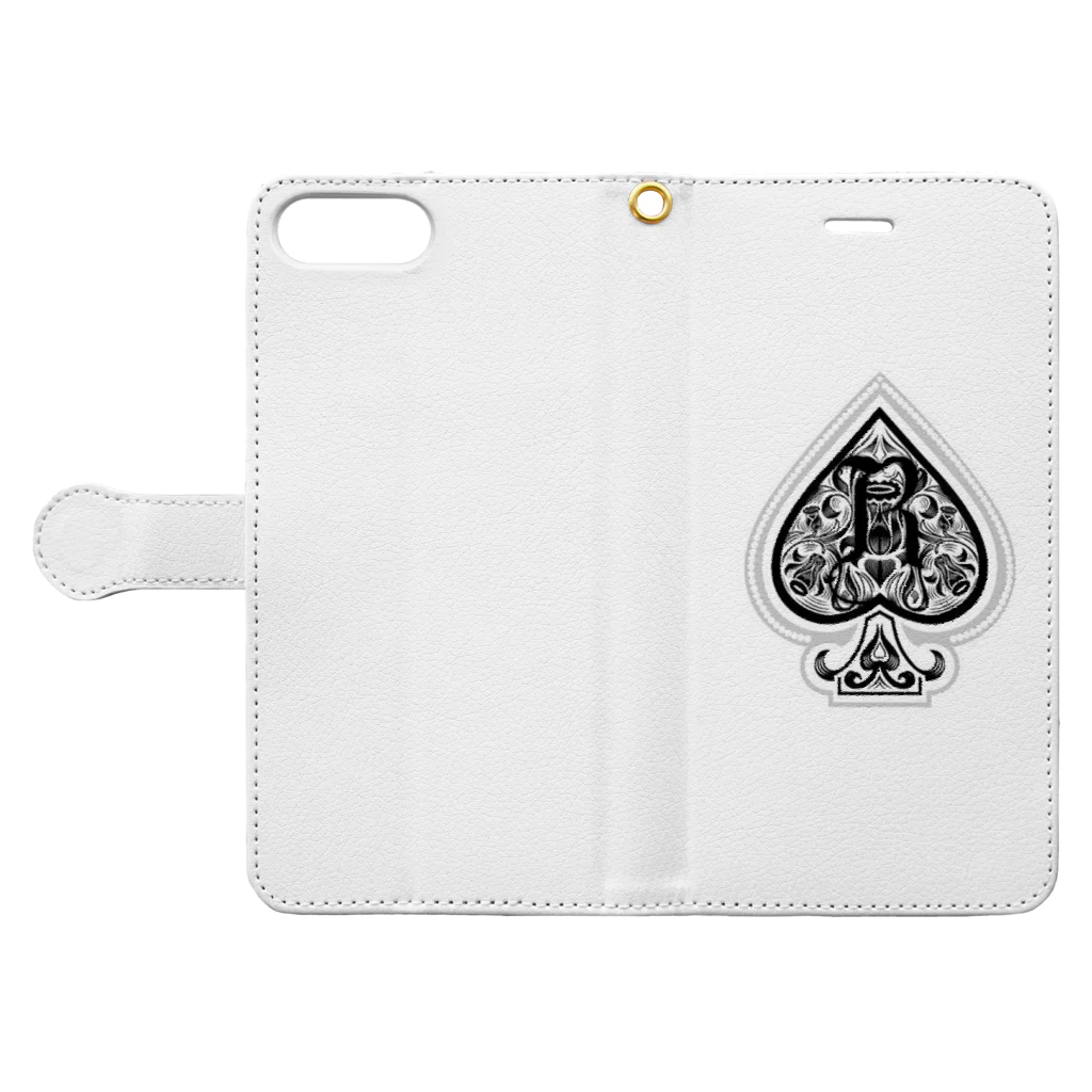 Speae0RのR Book-Style Smartphone Case:Opened (outside)