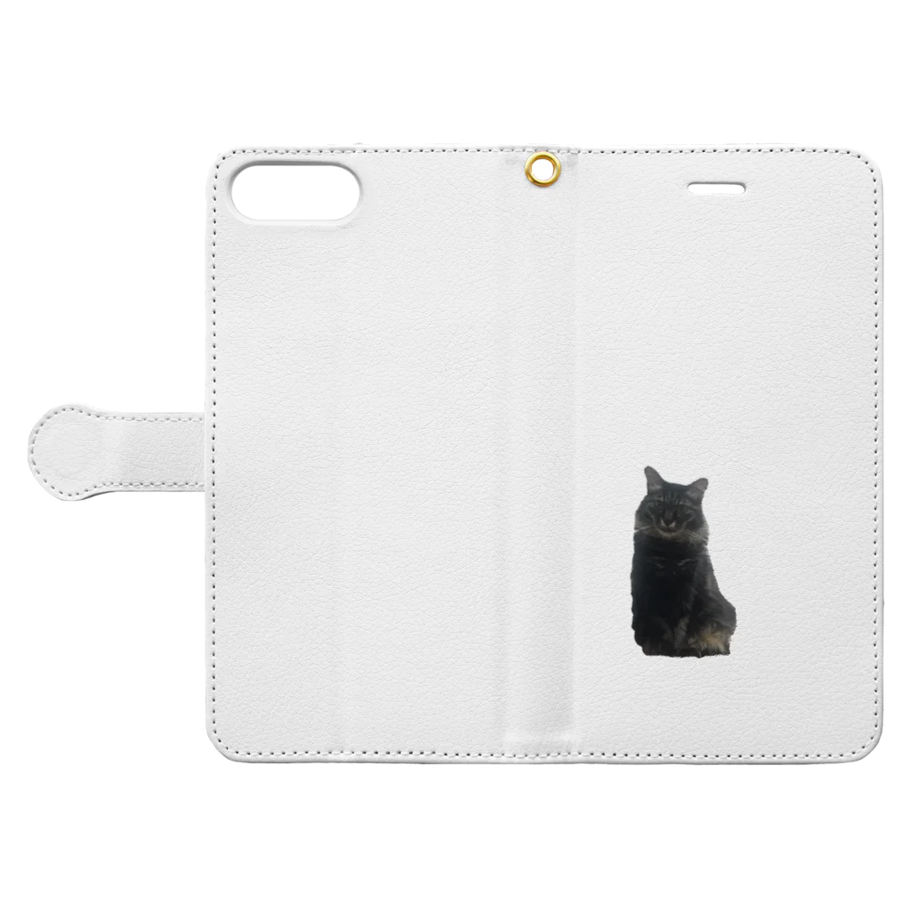 Yoshihide  Adachiのレンちゃん Book-Style Smartphone Case:Opened (outside)