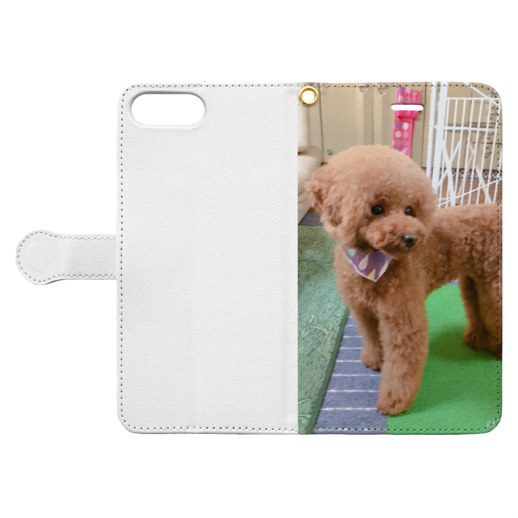 freedom_wataのこてつチャンネル第2グッズ！ Book-Style Smartphone Case:Opened (outside)