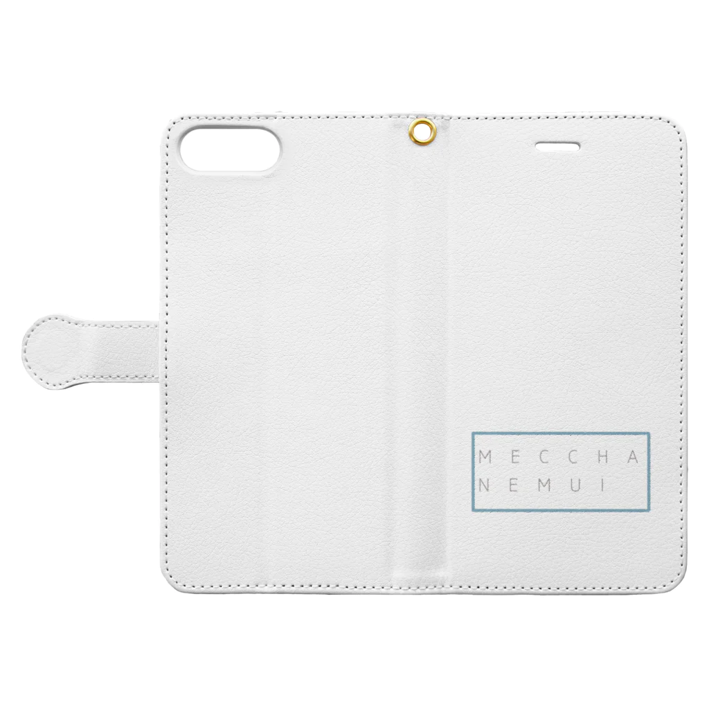 charu117のMECCHA NEMUI Book-Style Smartphone Case:Opened (outside)