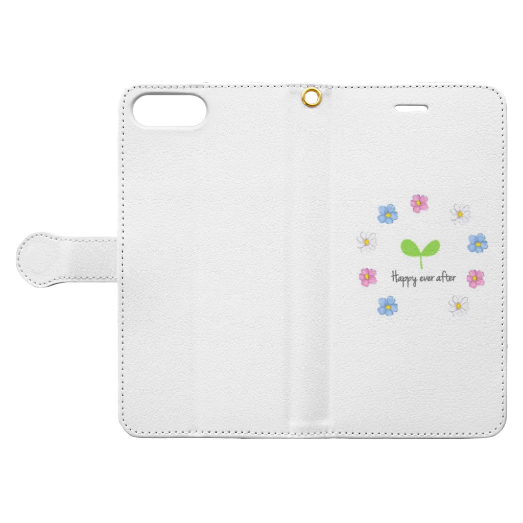 HOPEのHappy ever after Book-Style Smartphone Case:Opened (outside)