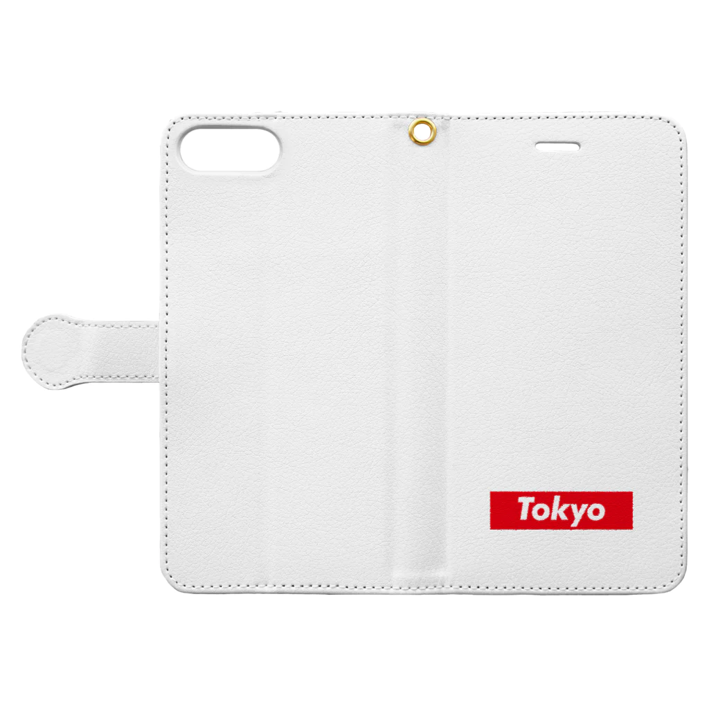 Yellow_BlluのTokyo Book-Style Smartphone Case:Opened (outside)