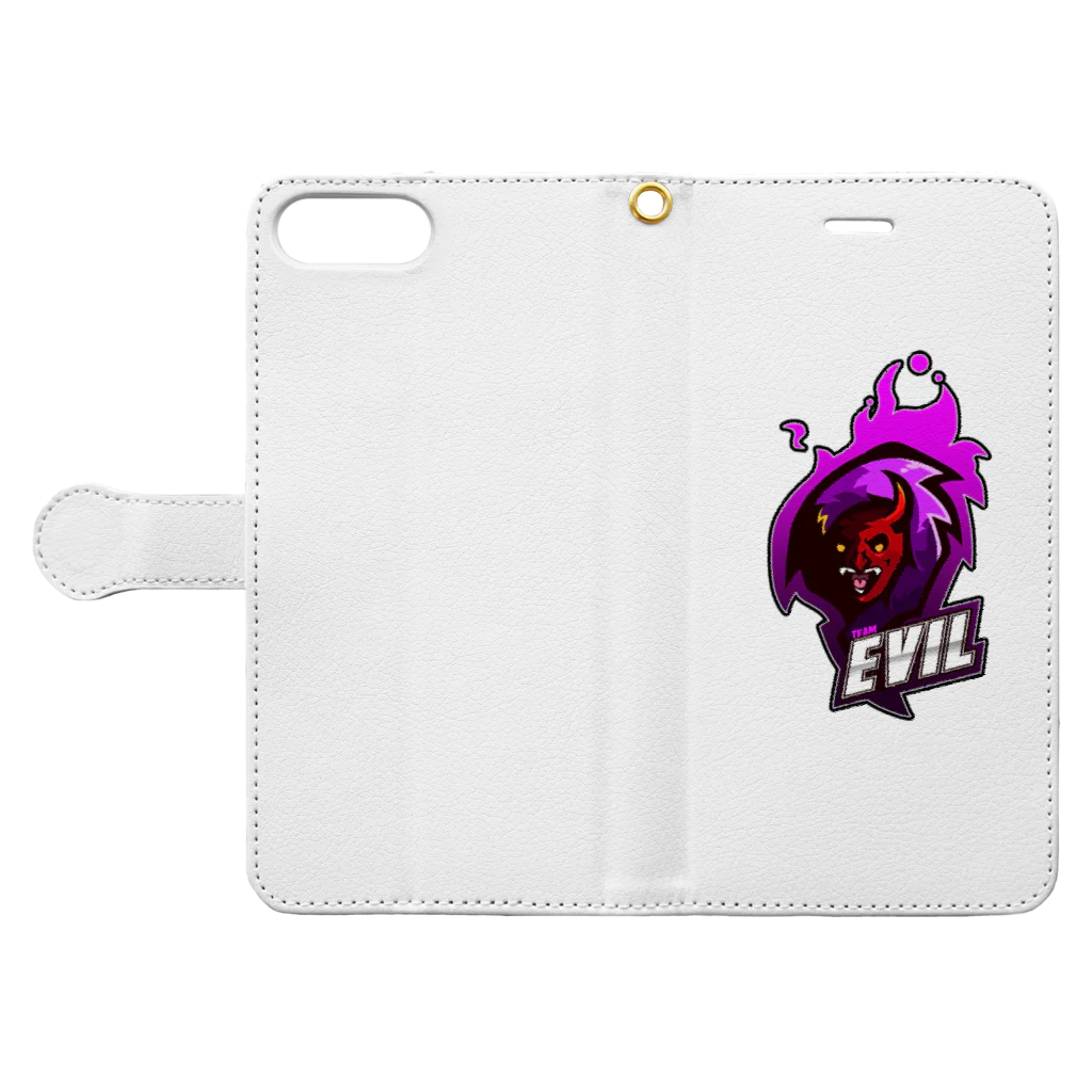Expo of Evil🇺🇸 #adのEvil official goods Book-Style Smartphone Case:Opened (outside)