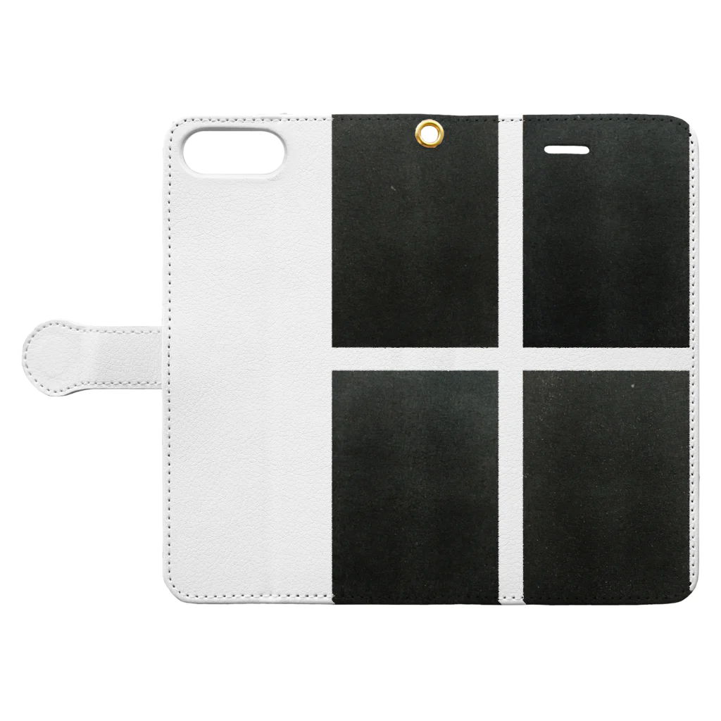 犬飼真弓 まあこの人物abcd Book-Style Smartphone Case:Opened (outside)