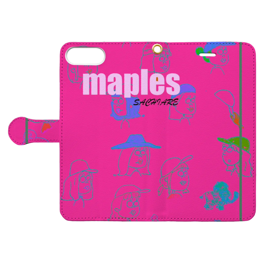 maplesのHATGIRL Book-Style Smartphone Case:Opened (outside)