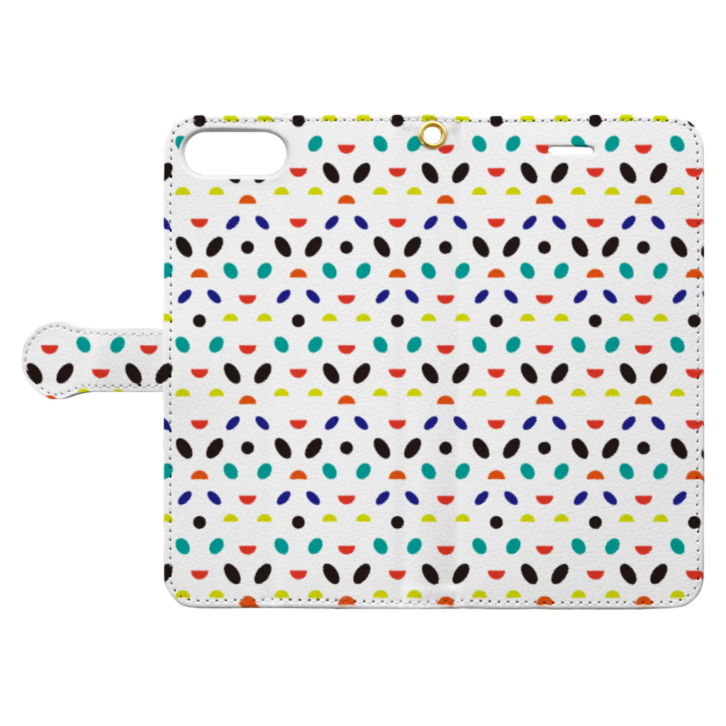 い い じ まのpochi Book-Style Smartphone Case:Opened (outside)