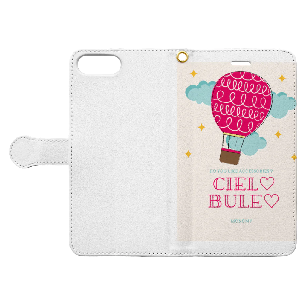 HYDELOVEのCiel♡Bule♡ Book-Style Smartphone Case:Opened (outside)