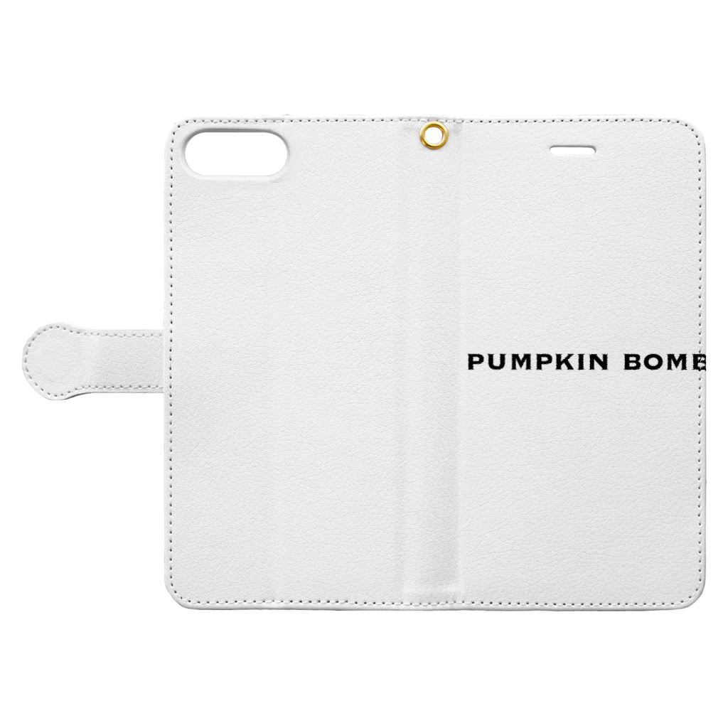 shibababaaanのpumpkin bomb Book-Style Smartphone Case:Opened (outside)