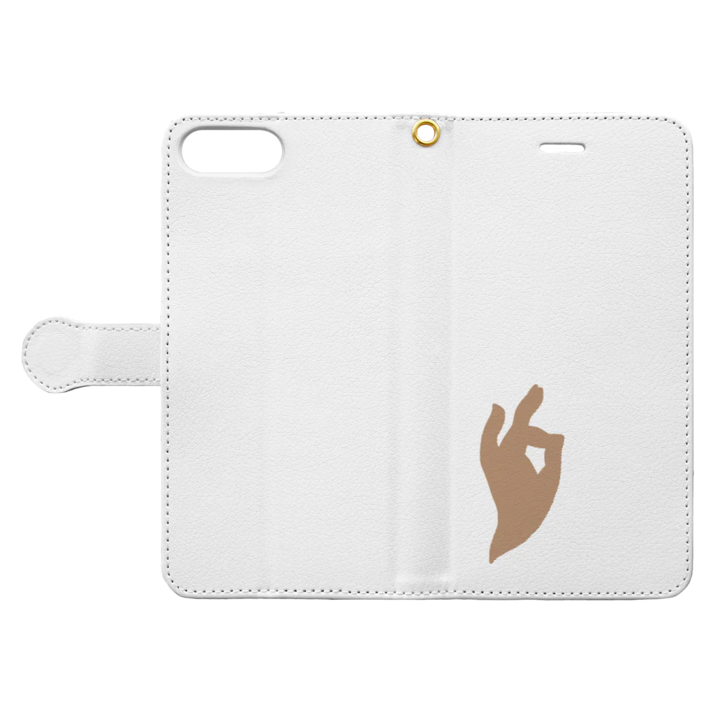 なかむらさんのmiroku Book-Style Smartphone Case:Opened (outside)