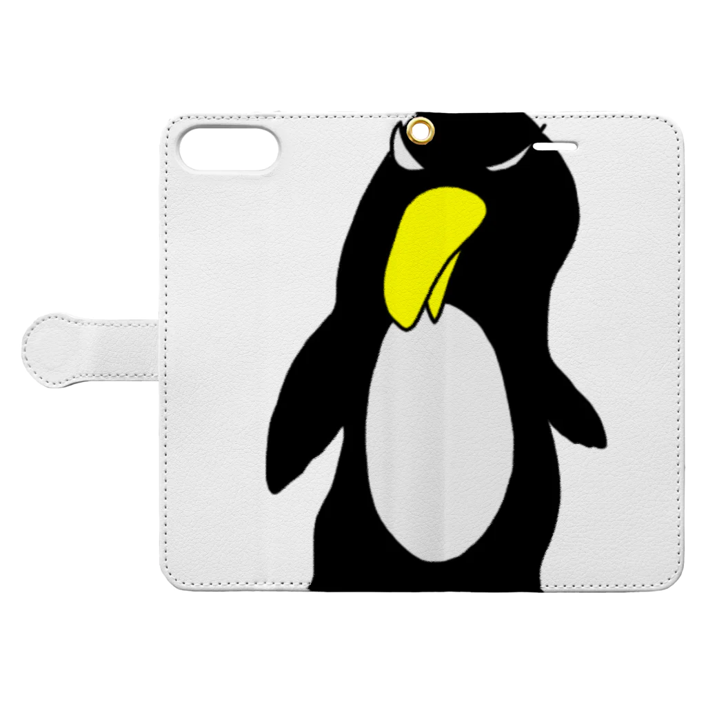 みらいMATEのBIRD TEE Book-Style Smartphone Case:Opened (outside)