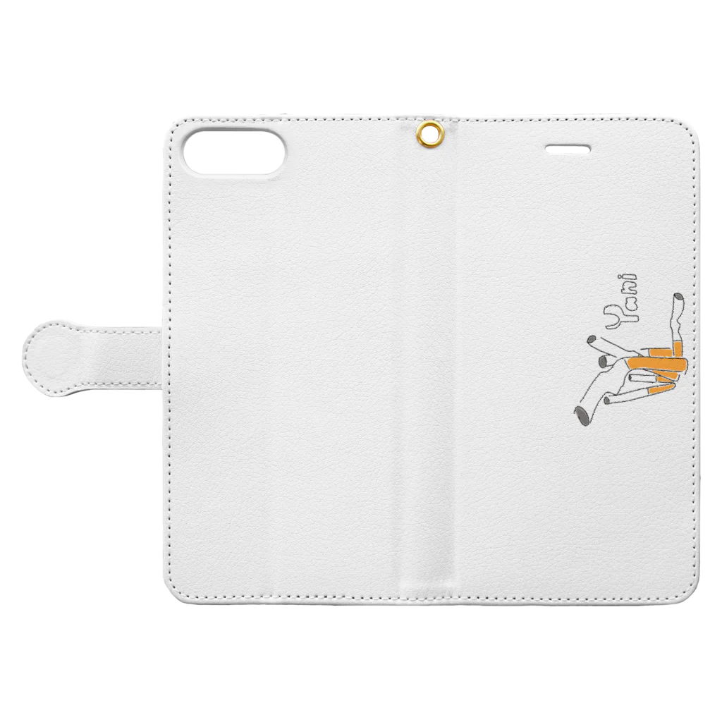 チョッカ店のYani Book-Style Smartphone Case:Opened (outside)