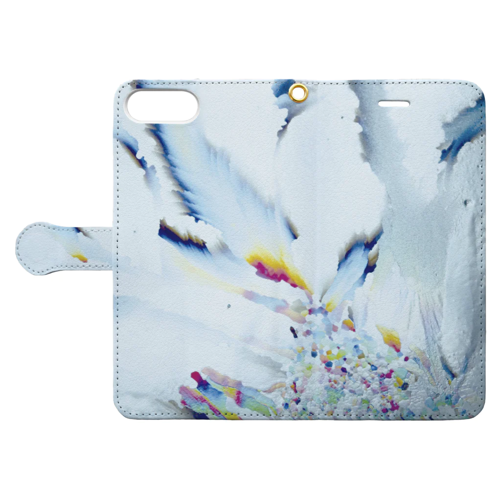 Hidai AyakaのSnowFlower Book-Style Smartphone Case:Opened (outside)