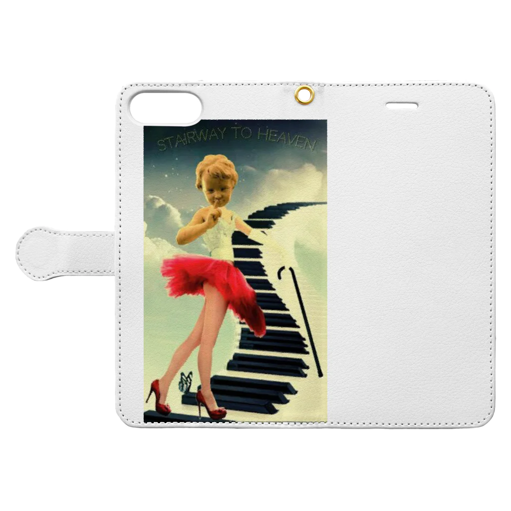 SHOP 318のSTAIRWAY TO HEAVEN Book-Style Smartphone Case:Opened (outside)