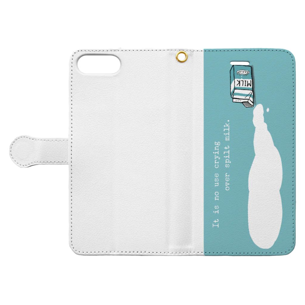 ないものねだりのMilk Book-Style Smartphone Case:Opened (outside)