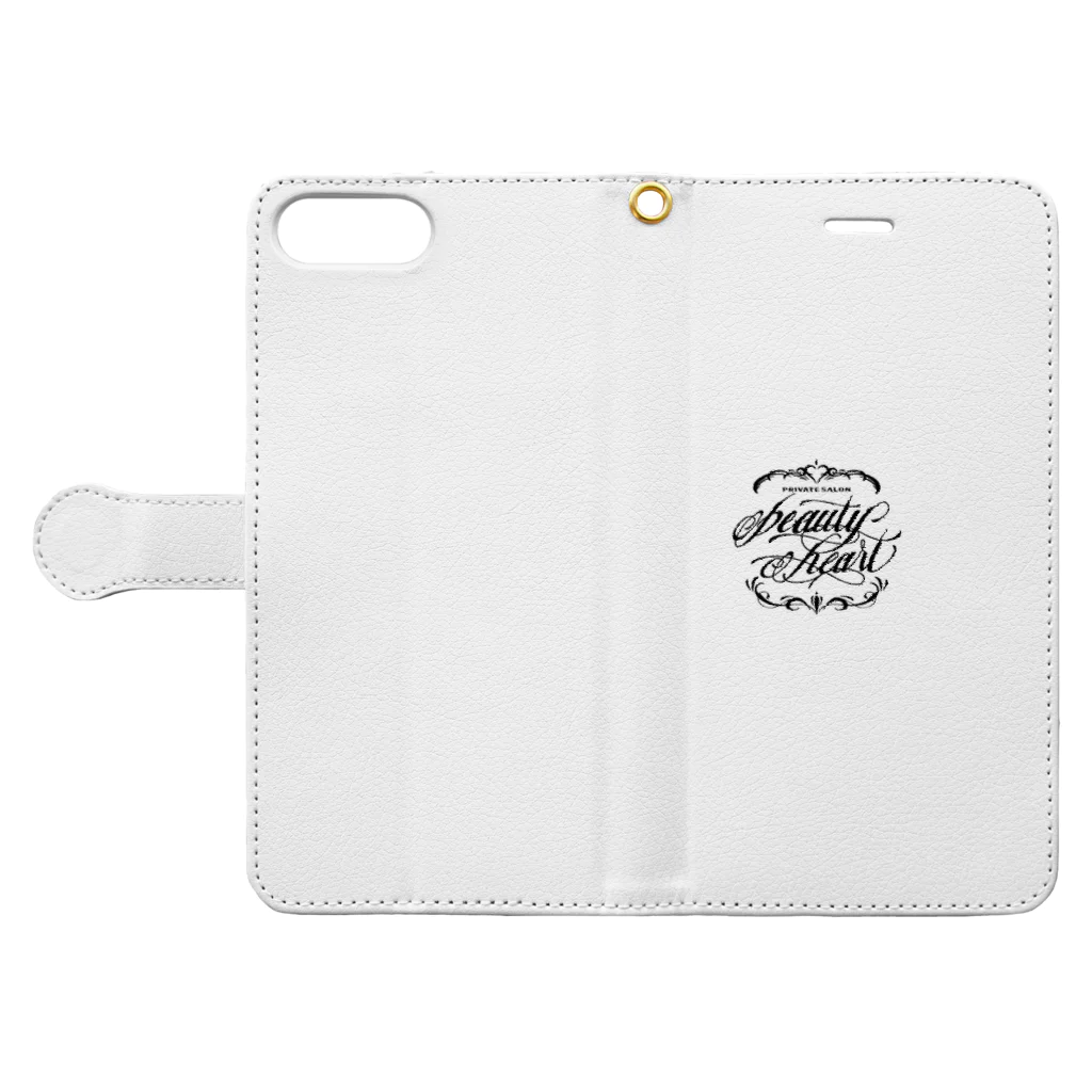 beauty heartのbeauty-heart Book-Style Smartphone Case:Opened (outside)