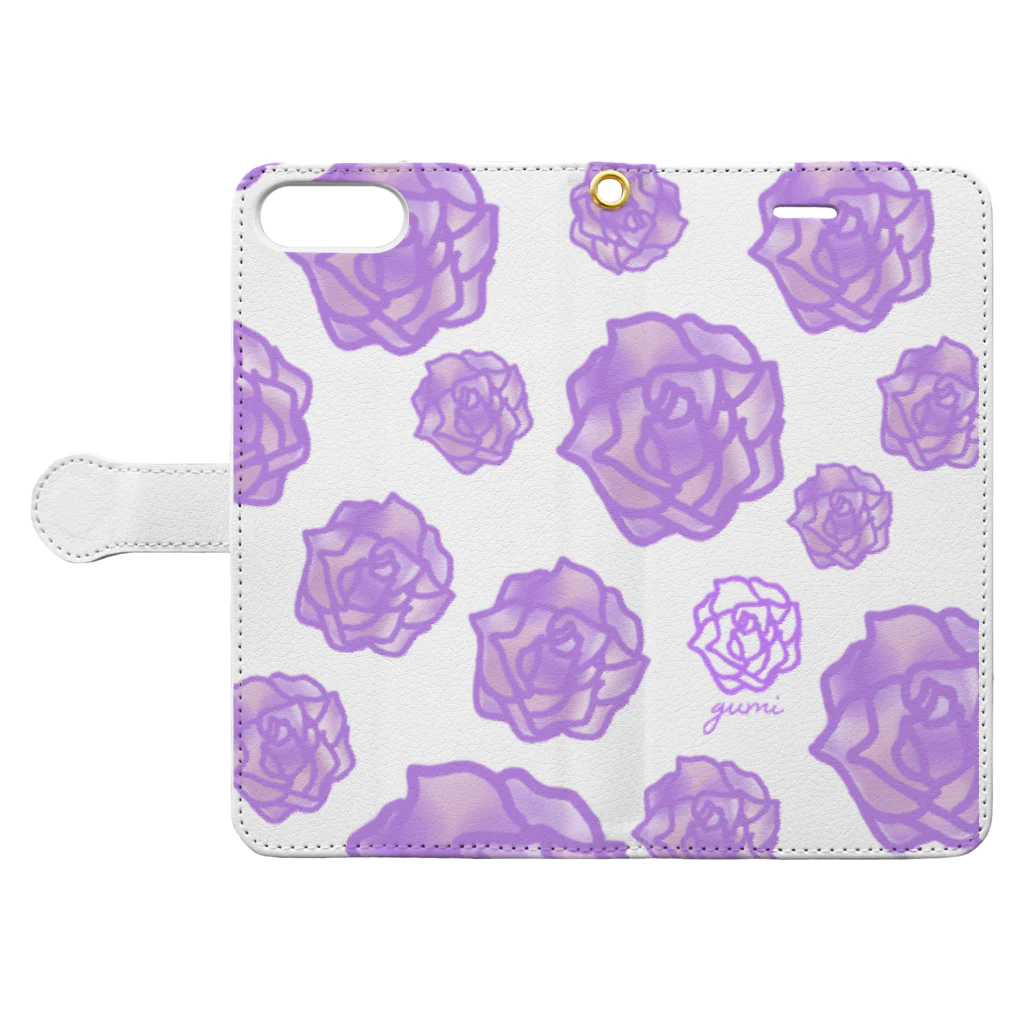 gumiのRose.gumi Book-Style Smartphone Case:Opened (outside)