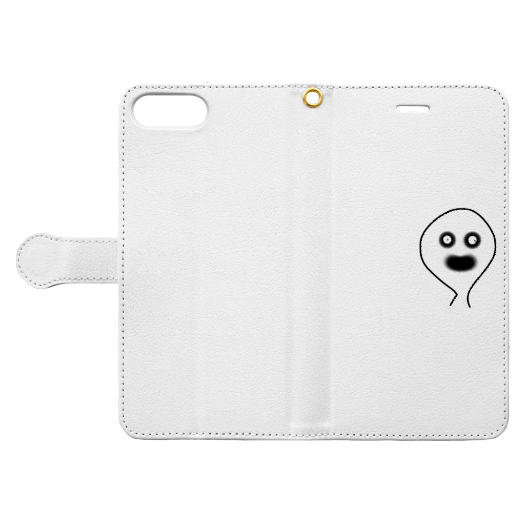 へんなところのへんなひと583 Book-Style Smartphone Case:Opened (outside)