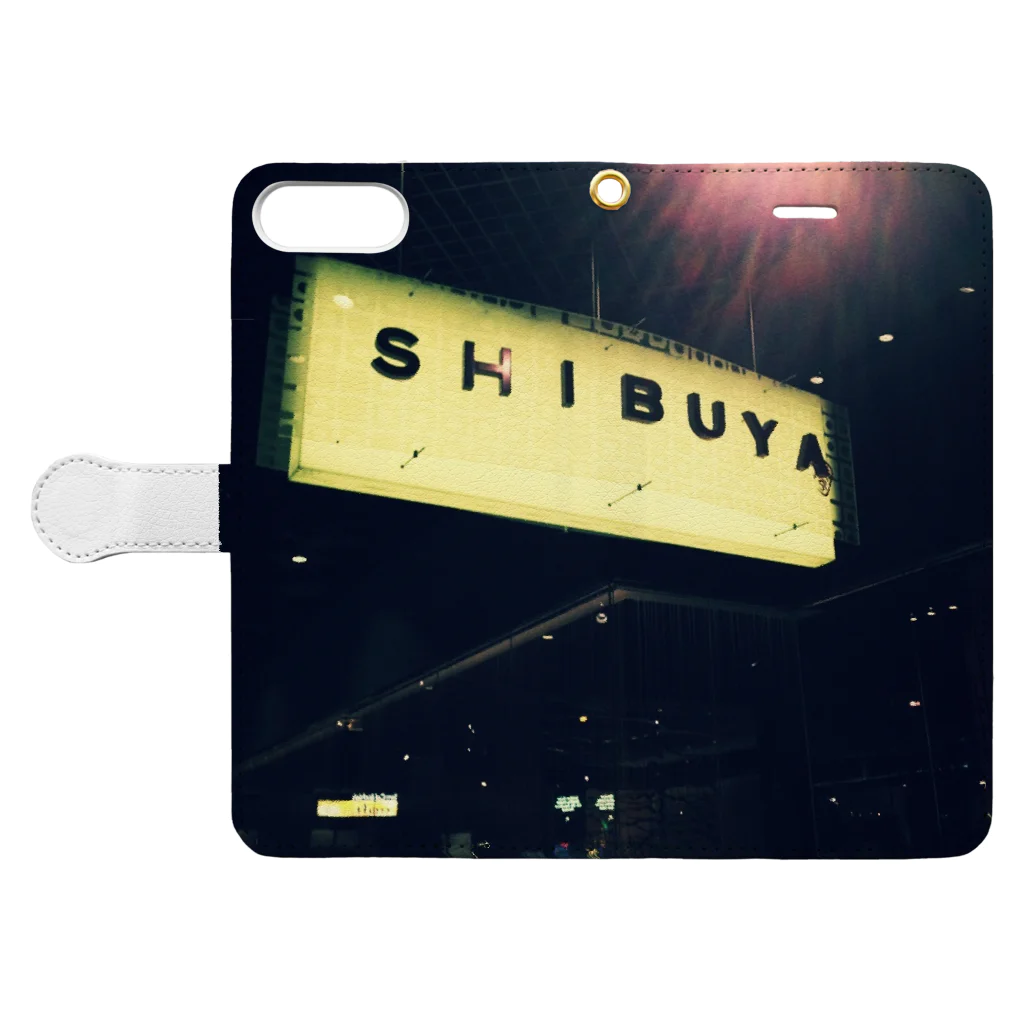 Tokyo WFH RadioのSHIBUYA traditional  Book-Style Smartphone Case:Opened (outside)