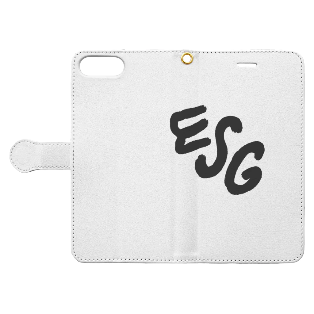 SEBYのおみせのESG MONO Book-Style Smartphone Case:Opened (outside)