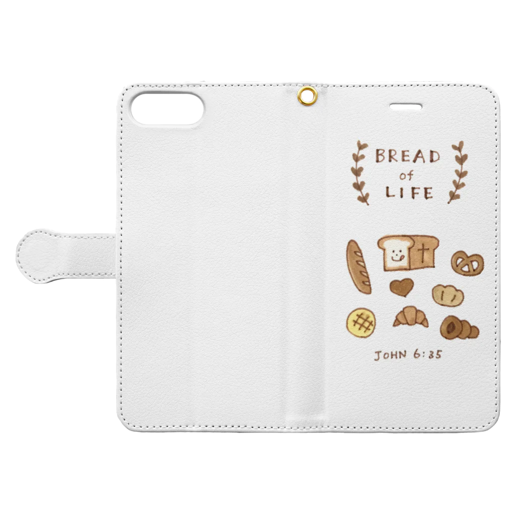 Grace+のBREAD of LIFE Book-Style Smartphone Case:Opened (outside)