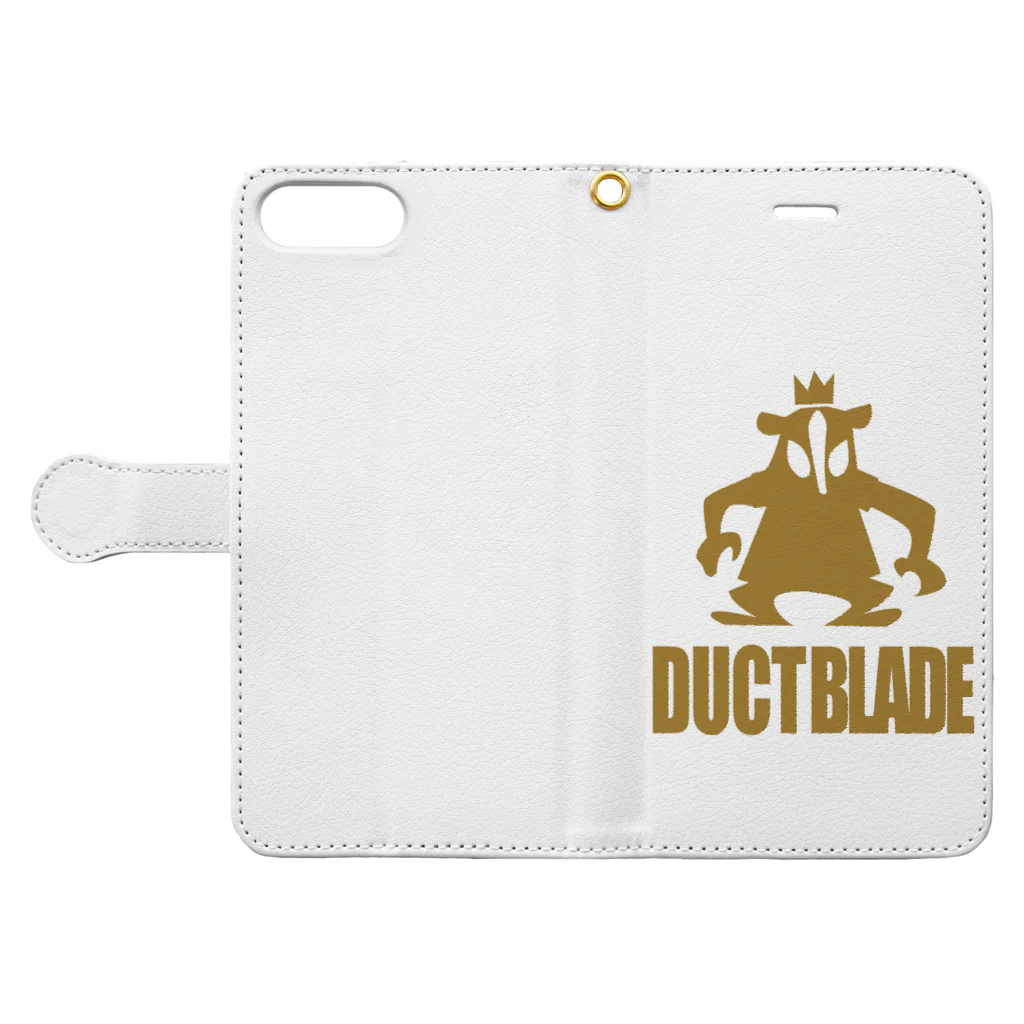 ductbladeのDUCTBLADE 手帳型スマホケースを開いた場合(外側)