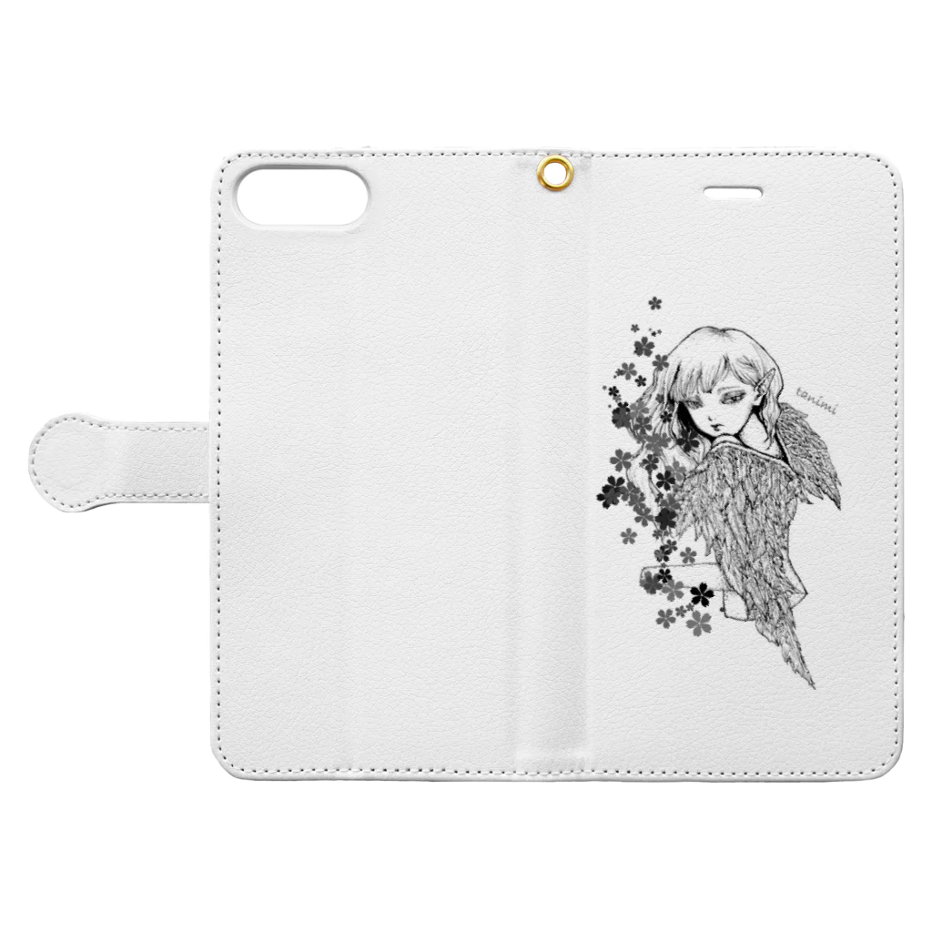 たにみと死の淵の堕天使ちゃん2 Book-Style Smartphone Case:Opened (outside)