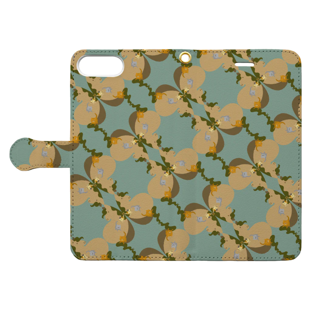 mint julepのHorse Mountain Book-Style Smartphone Case:Opened (outside)