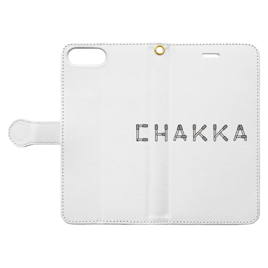CHAKKAのCHAKKA original Book-Style Smartphone Case:Opened (outside)