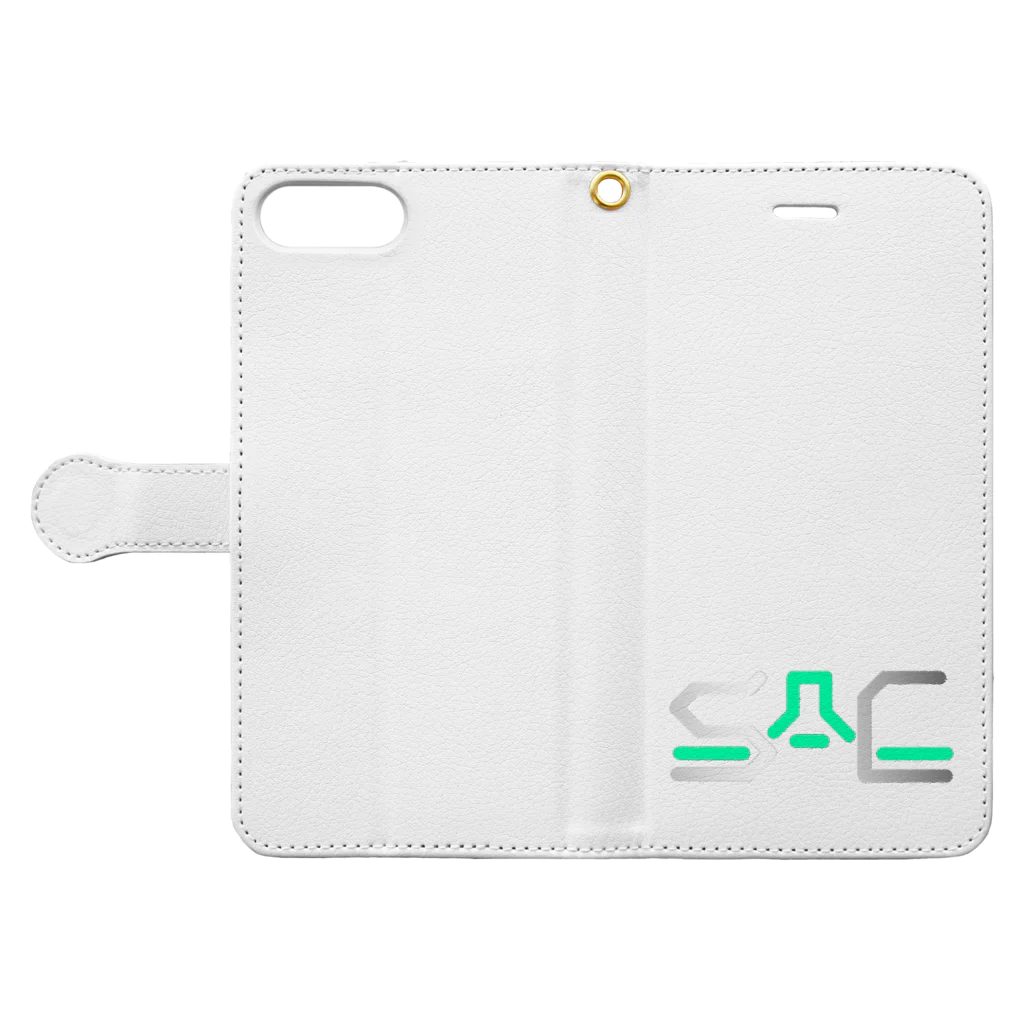 SACのSACグッズ Book-Style Smartphone Case:Opened (outside)