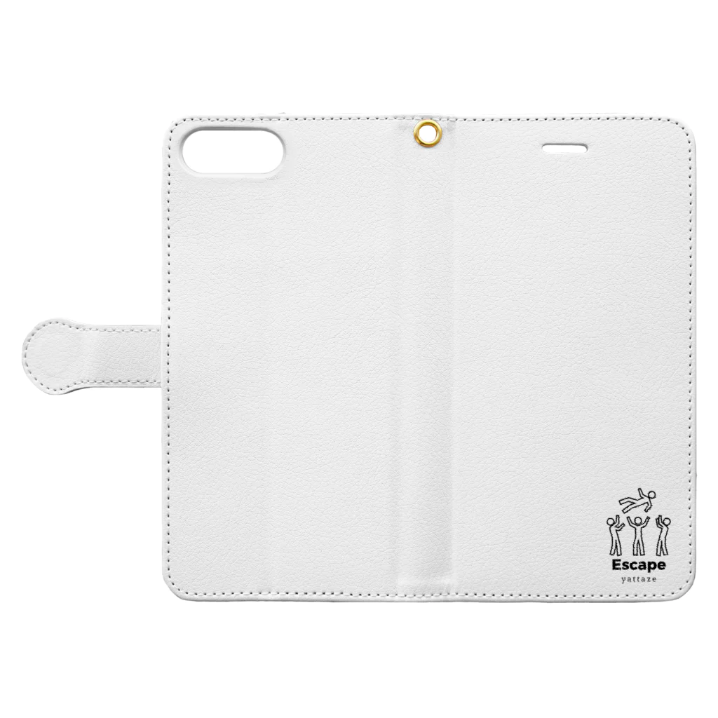 キロの脱出くん Book-Style Smartphone Case:Opened (outside)