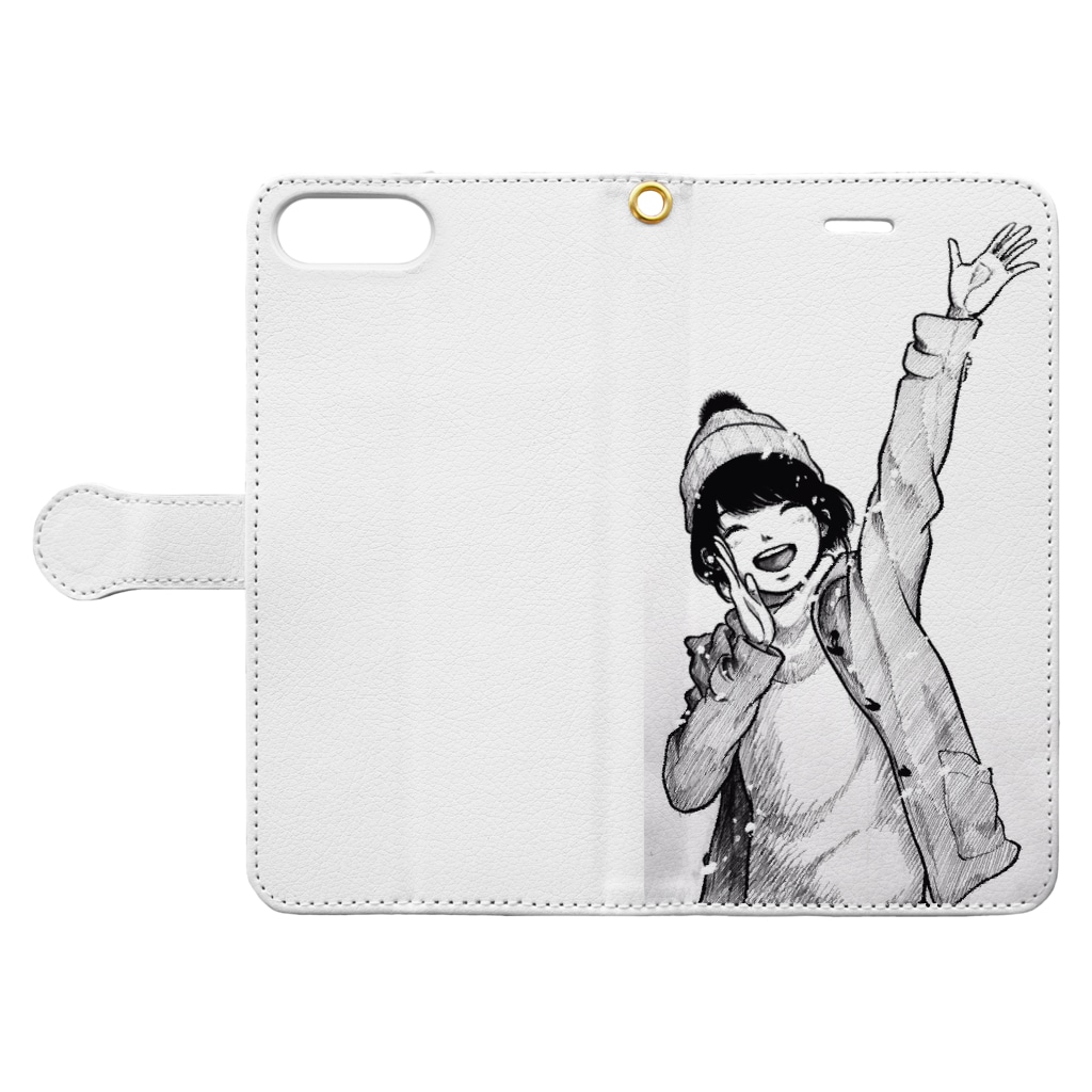チャプチェの部屋の呼ぶのは Book-Style Smartphone Case:Opened (outside)
