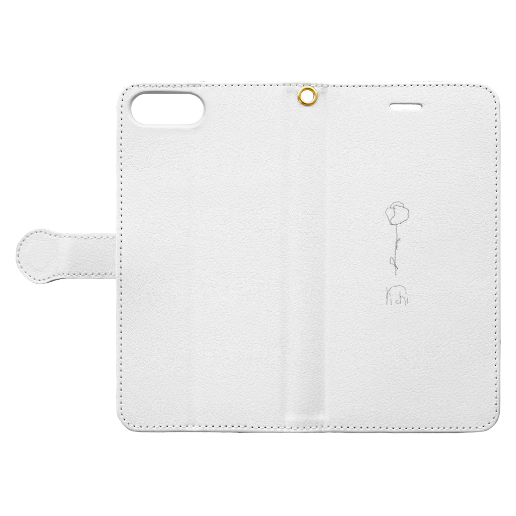 りちのりちかんす Book-Style Smartphone Case:Opened (outside)