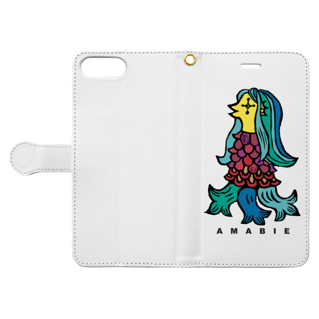 3eyesのAMABIE Book-Style Smartphone Case:Opened (outside)