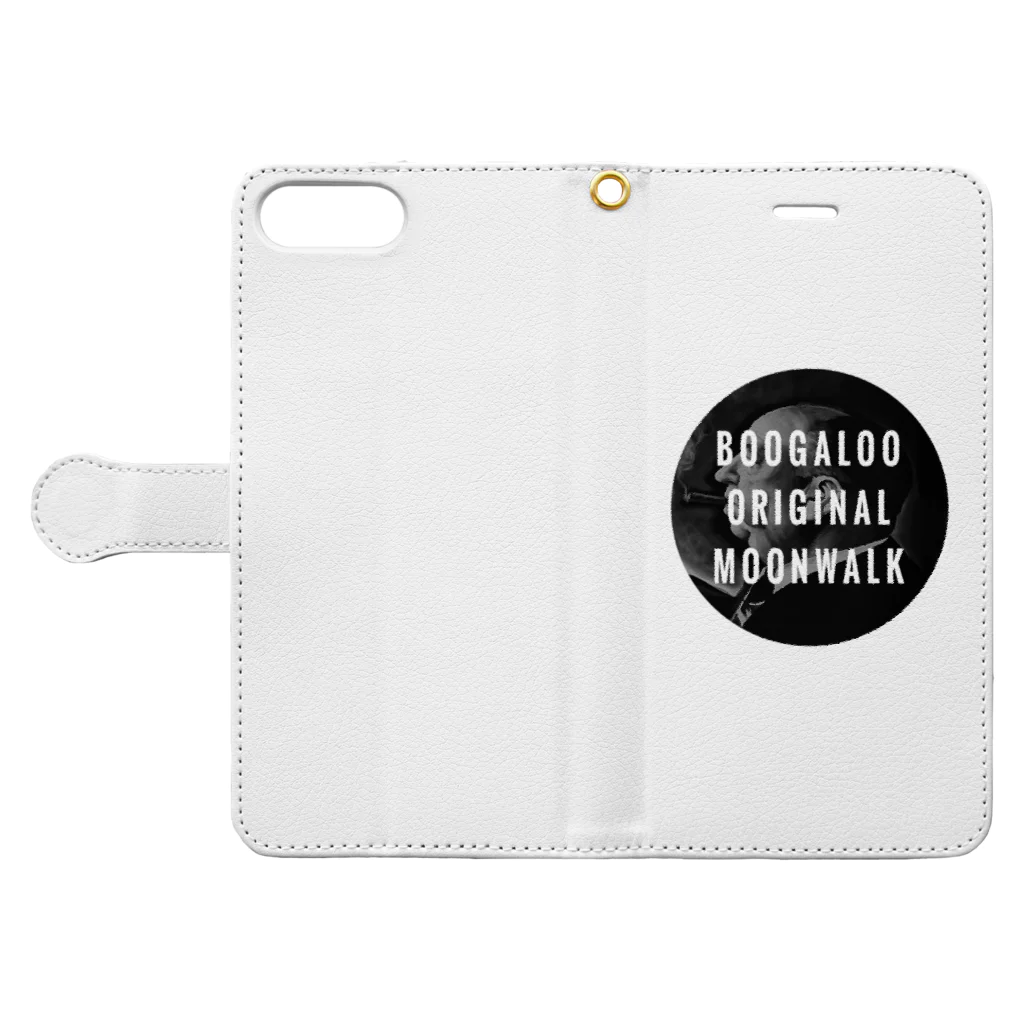 BlueBack ブルーバックのBOOGALOO ORIGINAL MOONWALK Book-Style Smartphone Case:Opened (outside)